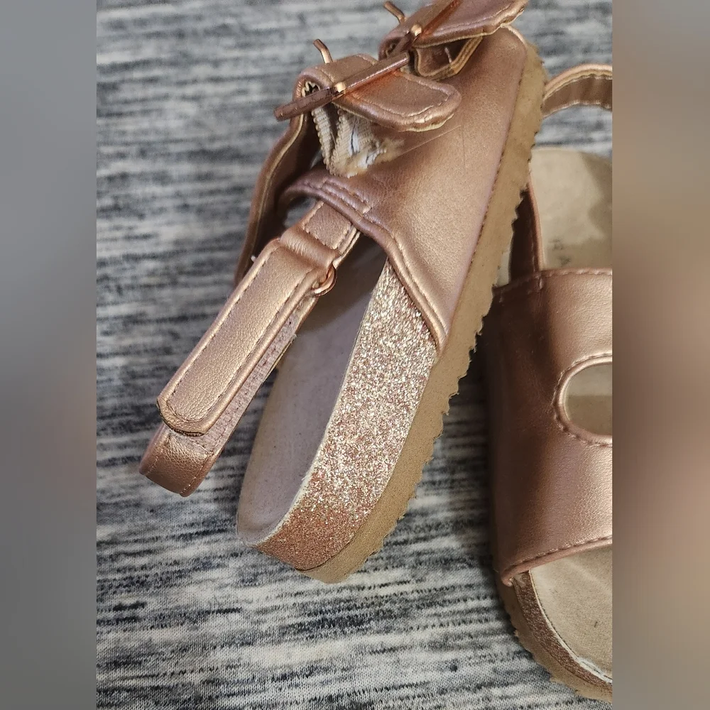 Rampage Toddler Girls Metallic Sandals